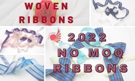 Woven Ribbon No MOQ - In-stock Woven Ribbons No MOQ
